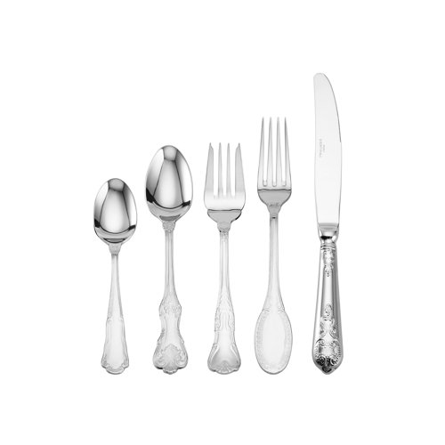 Wallace Hotel 20Piece 18/10 Stainless Steel Flatware Set, Service for